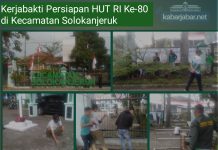 Kerjabakti Persiapan HUT RI Ke-80 di Kecamatan Solokanjeruk Sinergi Warga dan Aparat untuk Semarak Kemerdekaan